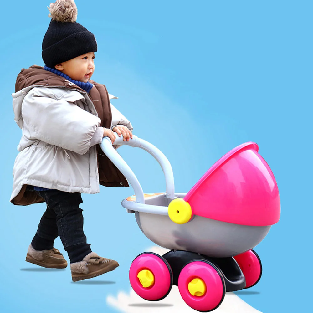 

MrY anti-rollover learning standing walking baby trolley multi-function with music New baby stroller walker toy