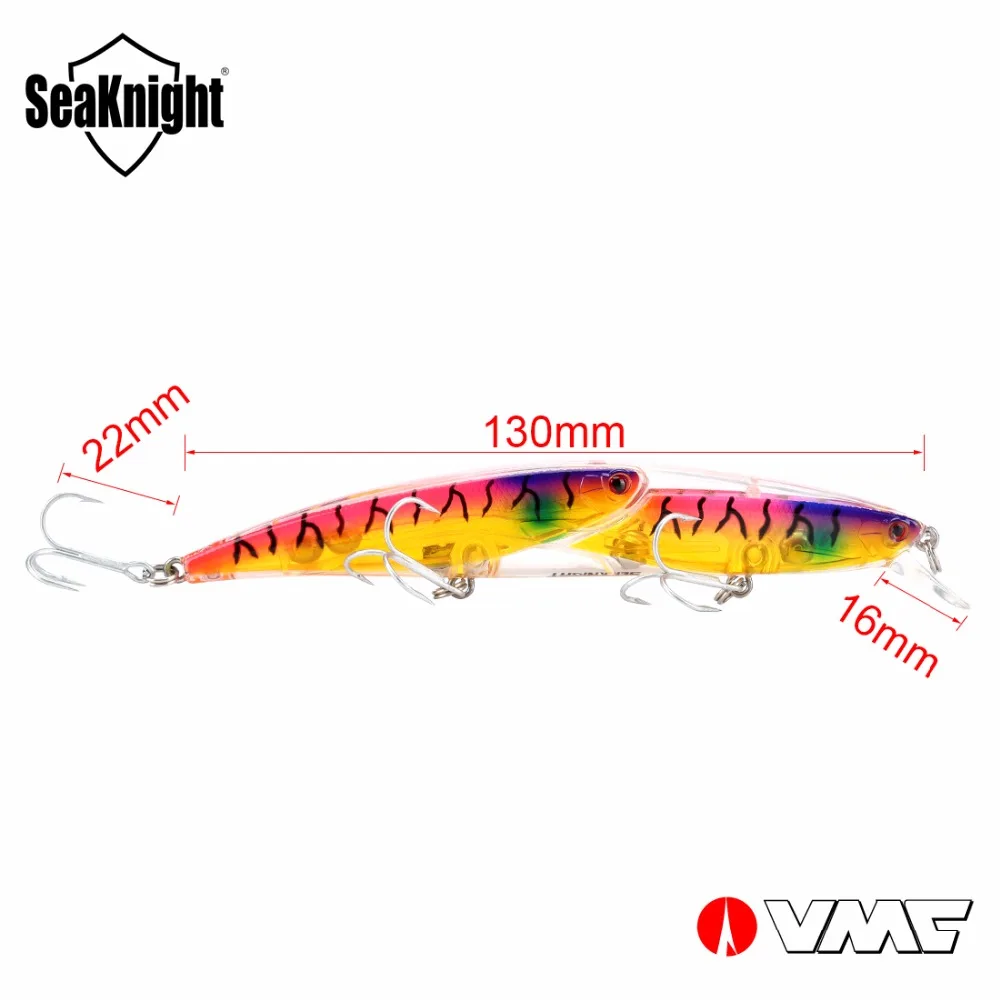 SeaKnight бренд SK046 серия Рыболовная Приманка Minnow 1 шт./лот 130 мм/5 12 дюймов 25 5 г 3D рыбий