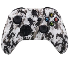 JIE LI ion аккумулятор анти-скольжения камуфляж Цвет Силиконовая обложка чехол для xbox ONE S X контроллер мозаика Стиль