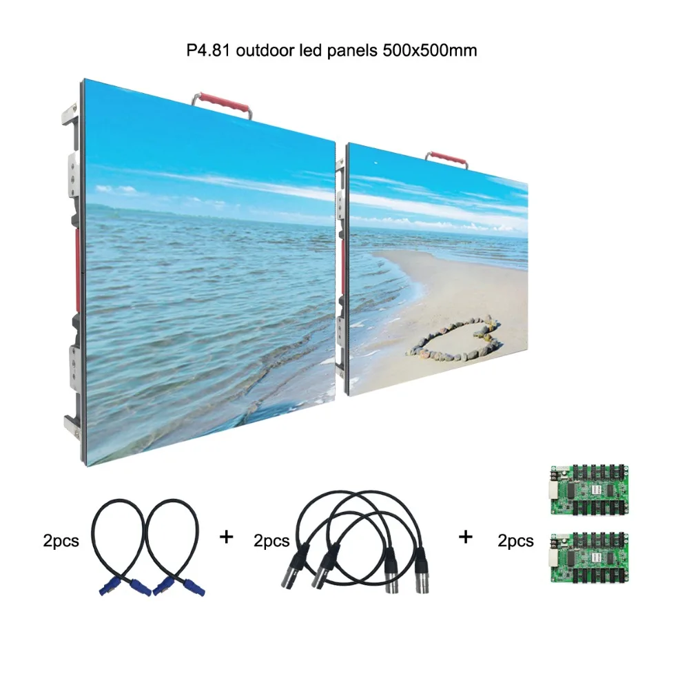 Exterior Rgb P4 81mm Led Video Pared Panel De Alquiler Led