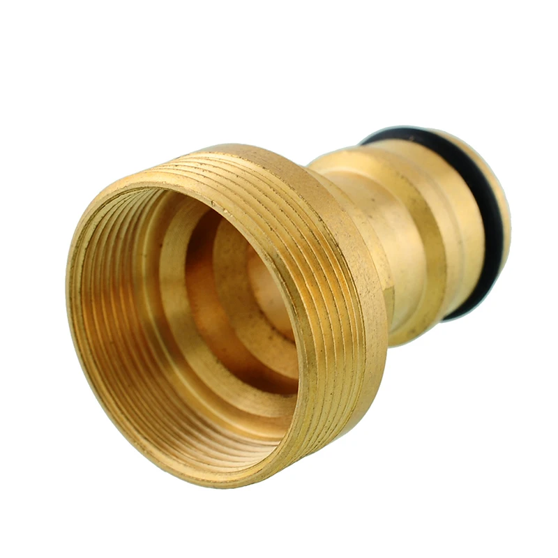 1pc Brass Male Quick Connector Adaptor Garden Water Hose Pipe Tap Spray Nozzle Snap Adaptor Fitting Garden Outdoor