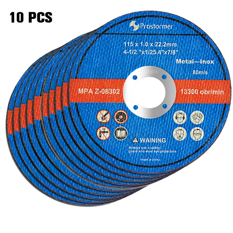 

Prostormer 10Pcs/Lot 115mm Angle Grinding Wheel Disc Stainless Steel Sanding Grinding Wheel For Angle Grinder