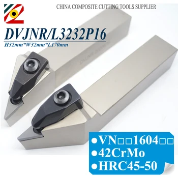 

EDGEV DVJNR/L3232P16 DVJNR DVJNL CNC Metal Lathe Cutter External Turning Tool Holder For Indexable Carbide Insert VNMG160408