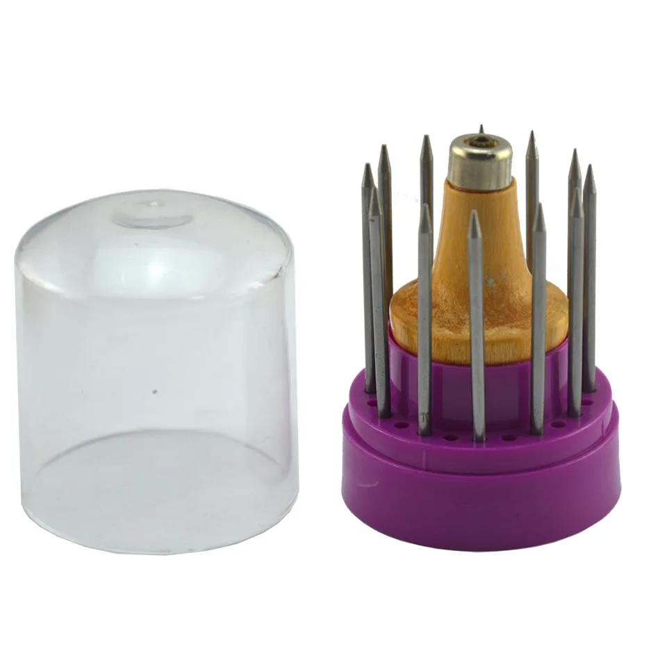 

Jewelry tools Beading tools set 0-11# Goldmsmith machine tools Stone bead tool set 12pcs/pack