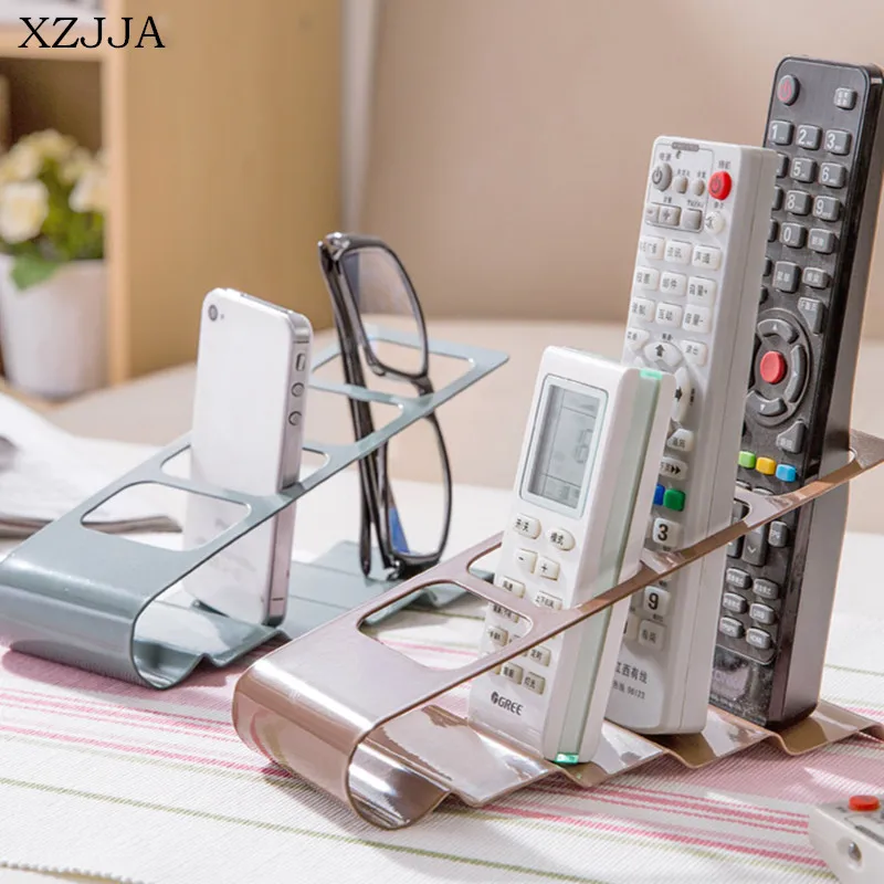 Xzjja multifunction المعادن تخزين الرف تلفزيون dvd vcr خطوة عن التحكم عن الهاتف المحمول حامل حامل التخزين المنظم أدوات