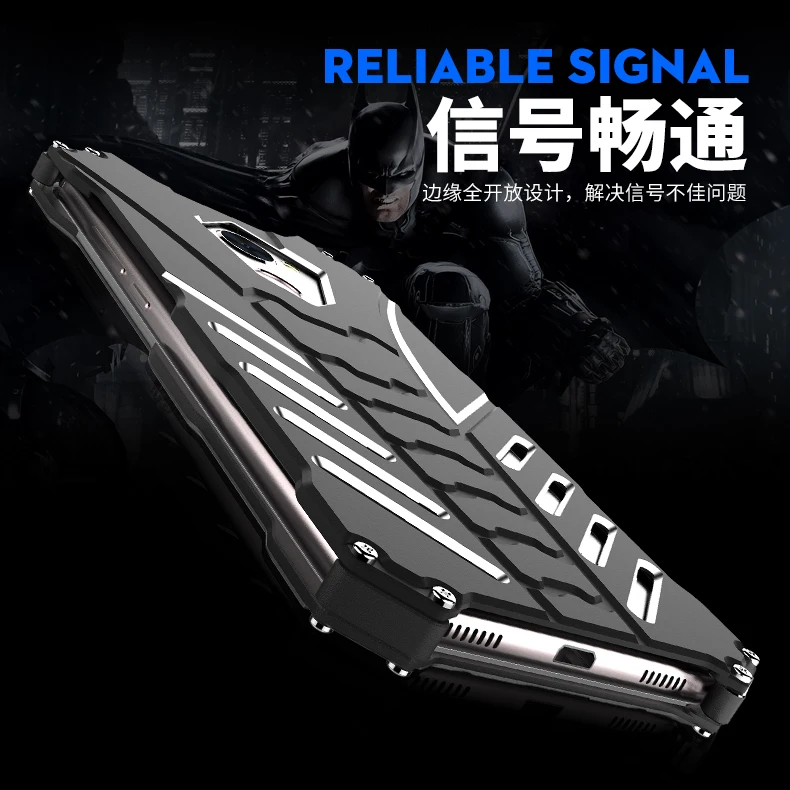 Чехол R-Just Batman для huawei Enjoy8 Plus металлический из алюминиевого сплава Coque Capinhas чехол для телефона huawei Enjoy 8 Plus чехол Capa