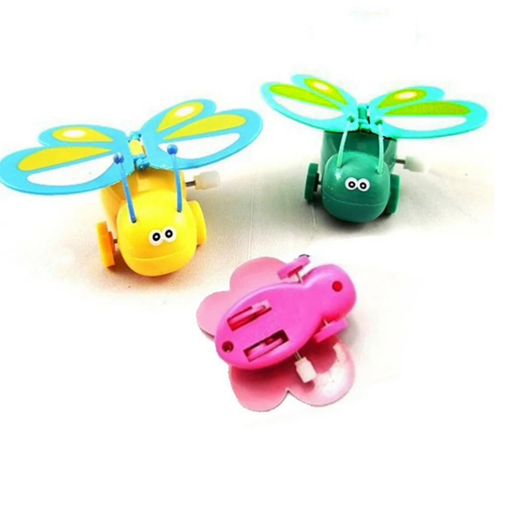 

High Quality Kids Toddler Wind-up Butterfly Walking Toys 1 Pcs New Kids Clockwork Butterfly Toy