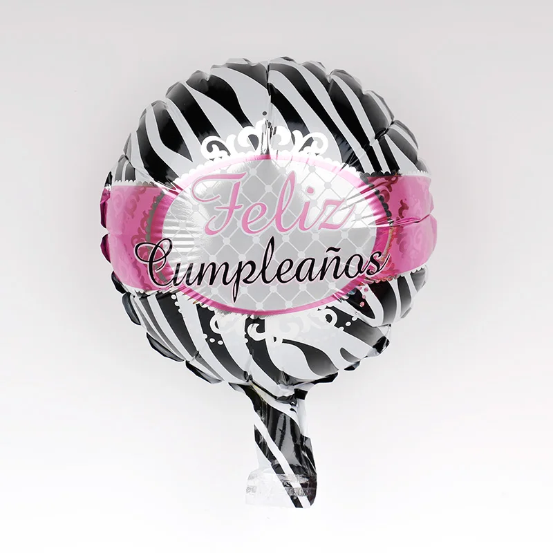10 дюймов испанский Te amos balon Любовь фольги Воздушные шары feliz cumpleanos Декор для вечеринки в честь Дня Рождения Детские игрушки Подарки на день матери 10 шт - Цвет: 10pcs round