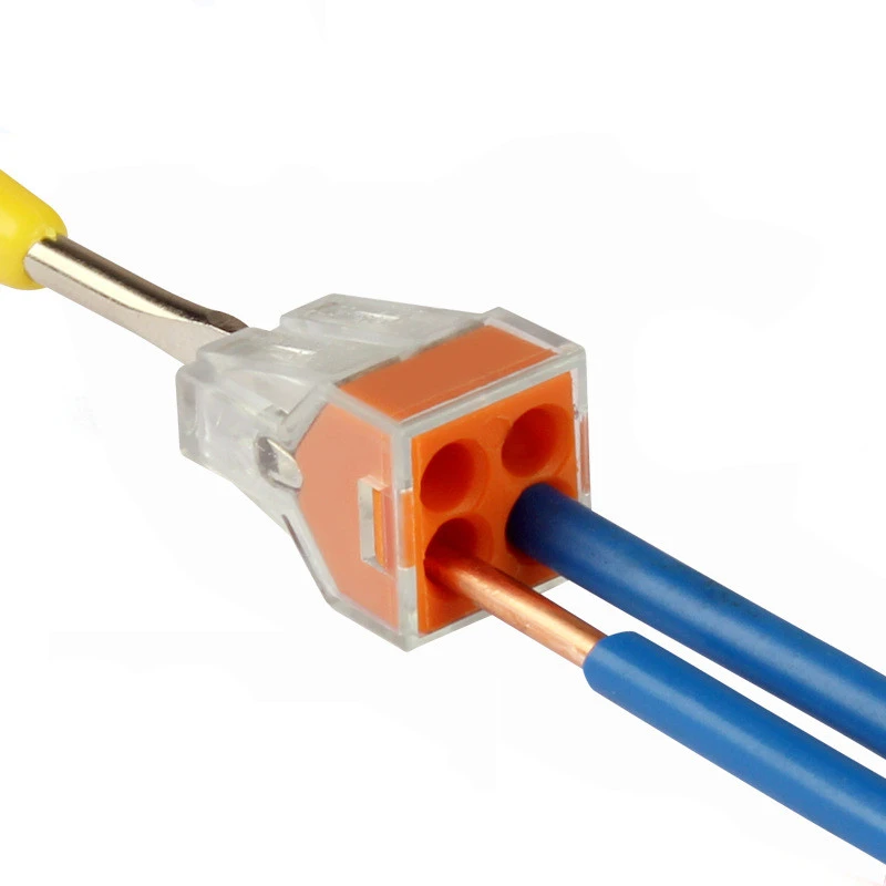 

10-20-30-40-50Pcs PCT-104 WAGO 773-104 Push wire wiring connector For Junction box 4 pin conductor terminal block wire connector
