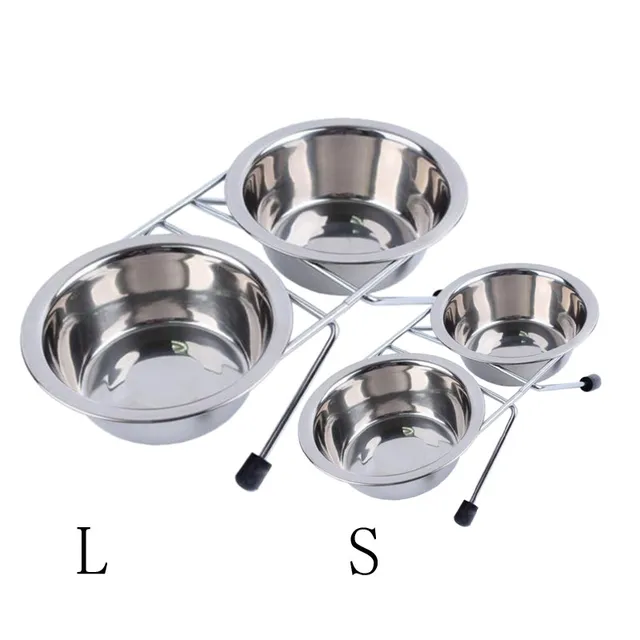stainless steel pet fountain drinking fountain dog food bowl double stainless steel bowls with stand feeder cat anti slip water stainless steel pet fountain drinking fountain dog food bowl double stainless steel bowls with stand feeder cat anti slip water