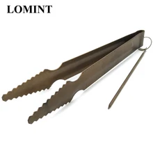 LOMINT кофе коричневый металлический кальян щипцы пинцет для Kaloud уголь Shishia Chicha аксессуары гаджеты Прямая