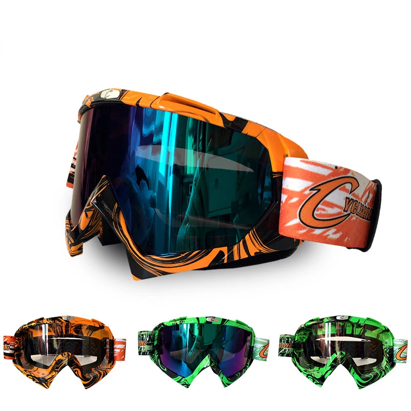 Hot Motorcycle Goggle Protective Sport Off Road Singer Lens Oculos