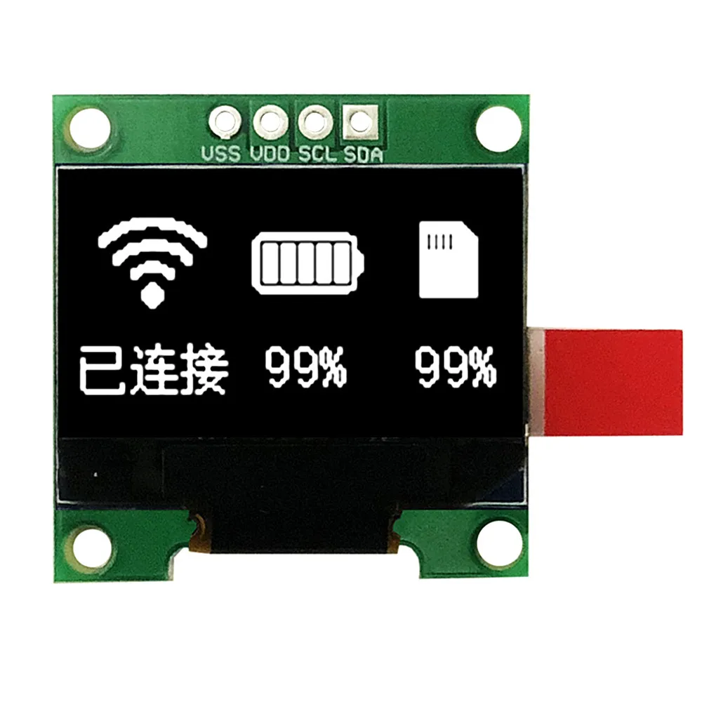 1 3-дюймовый OLED-дисплей ЖК-модуль 0 96 интерфейс IIC/I2C драйвер SH1106 4-контактный |