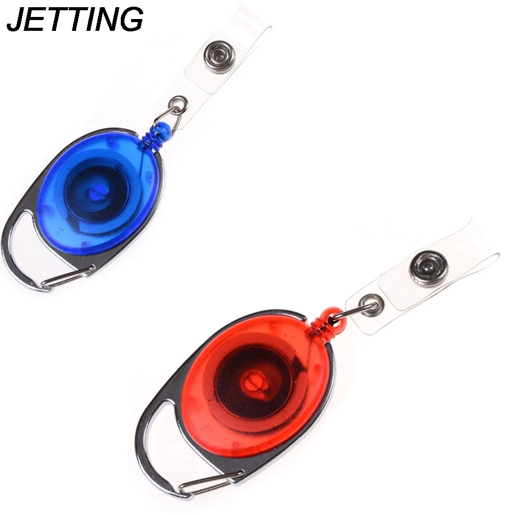 Зажим для ключей jeting 1 шт. модный выдвижной брелок катушка ID ремешок этикетка
