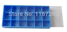 Free shipping Small Plastic Storage Tray with Lid 18 Compartments, watch tools & jewelry tools