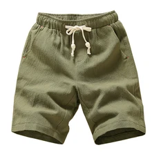 Новинка мужские летние пляжные шорты модные стильные однотонные мужские шорты высококачественные дышащие хлопковые мужские шорты кэжуал M-5XL