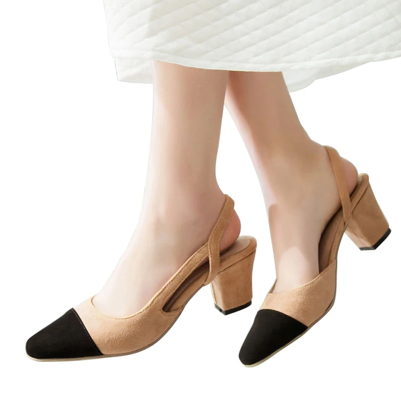 2016 New Fashion Mixed Colors Ankle Strap Women Sandals Summer Ladies Square toe Med Heels Shoes Woman Elegant Female Sandals 2016 New Fashion Mixed Colors Ankle Strap Women Sandals Summer Ladies Square toe Med Heels Shoes Woman Elegant Female Sandals