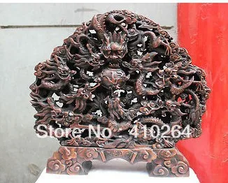 

[GANG ] Chinese Buddhist Red Bronze statue Buddhist monk young Pen case YuanBao statue discount 30%