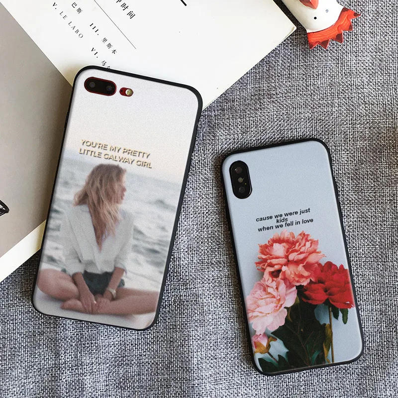 

ed sheeran songs Lyric Aesthetic Quotes Soft Silicone Phone Case For Apple iPhone 5 5s Se 6 6s 7 8 Plus X XR XS MAX