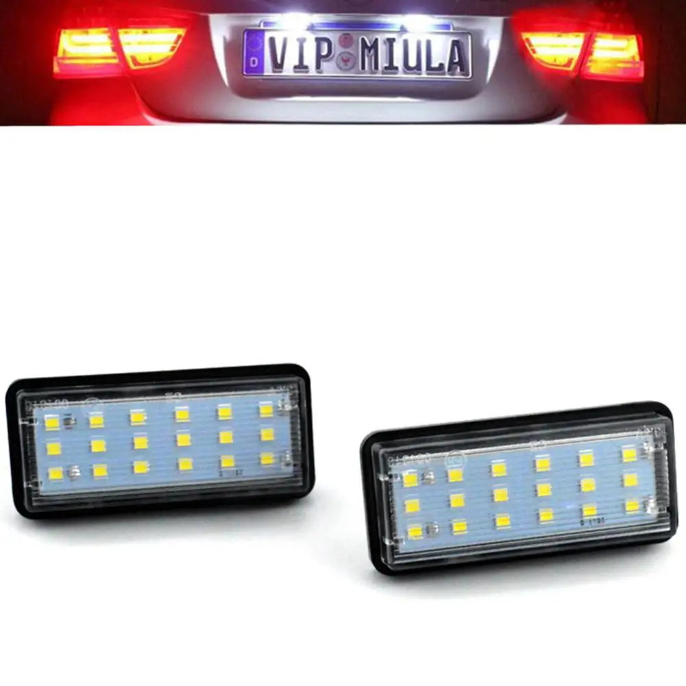 

Dragonpad 2pcs/set LED Number License Plate Light Kit Error Free for Lexus LX470 GX470 Toyota Land Cruiser Car