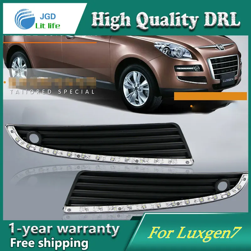 

Case For Luxgen 7 Luxgen7 Luxury 7 Yellow Signal Function Relay Waterproof 12V Car DRL LED Daytime Running Light