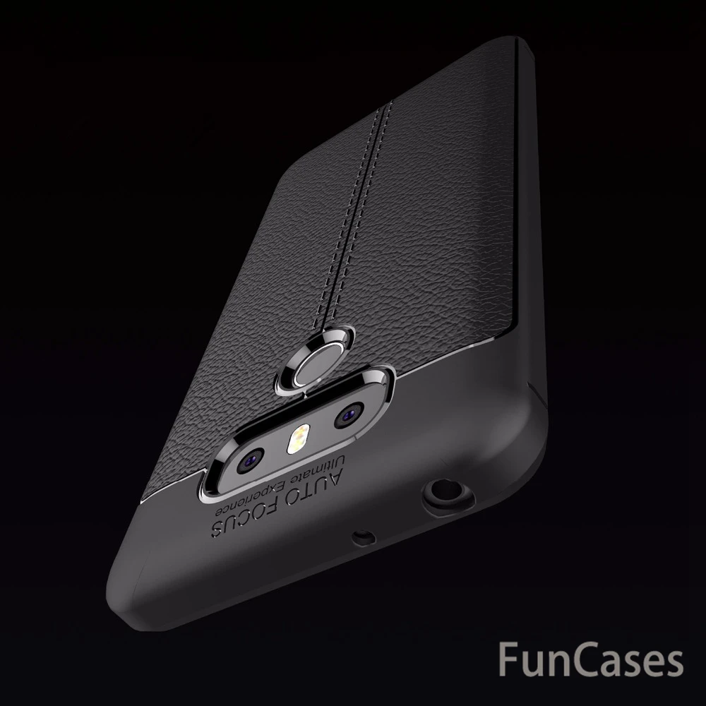 Мягкие TPU кожа углеродного волокна чехол для LG G6 случае антидетонационных