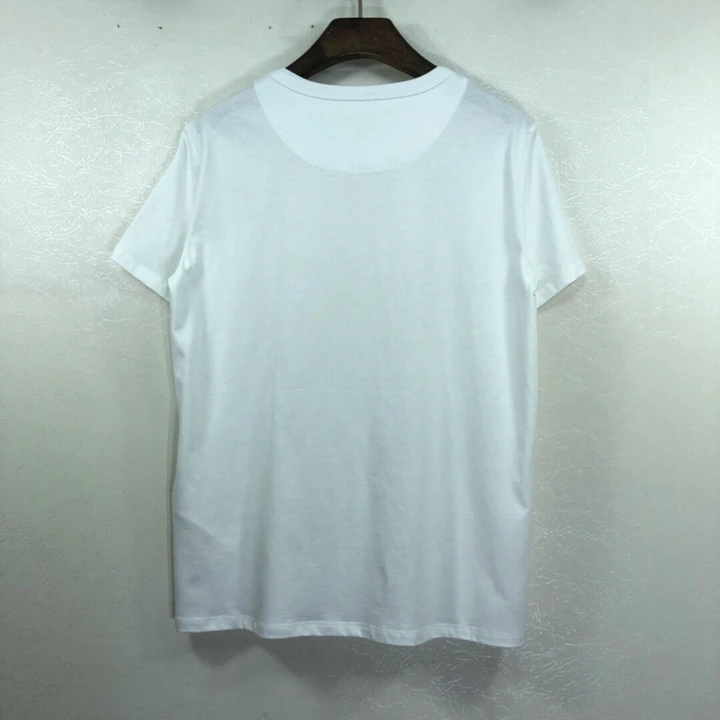 Petit Du D'impression 100 Courtes blanc Décoration ensemble À Jacket1217 Noir Début Modèle 2019 Rond Printemps Col Manches Au Pur Couleur 5Y87qxW