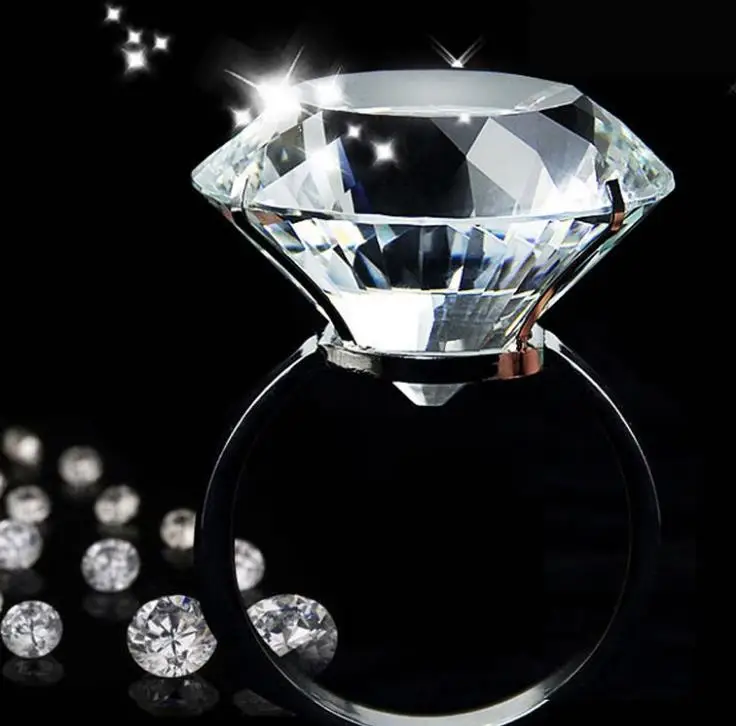 Креативный кристалл большой алмаз свадебное предложение Опора День Святого Валентина признание, чтобы дать подруге подарок на день рождения вечерние