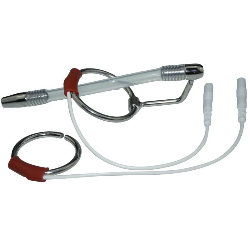 For DIY electric medical silicone urethral sound with head ring electro