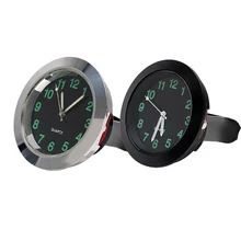 Автомобильные часы с зажимом на вентиляционное отверстие, кварцевые мини часы, механика, автомобильные часы, украшения, авто украшение, черный, серебристый цвет, автомобильный стиль