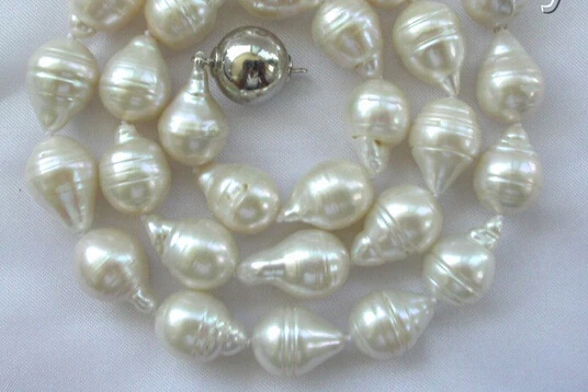 

xiuli 003525 stunning big baroque white reborn keshi freshwater cultured pearl necklace