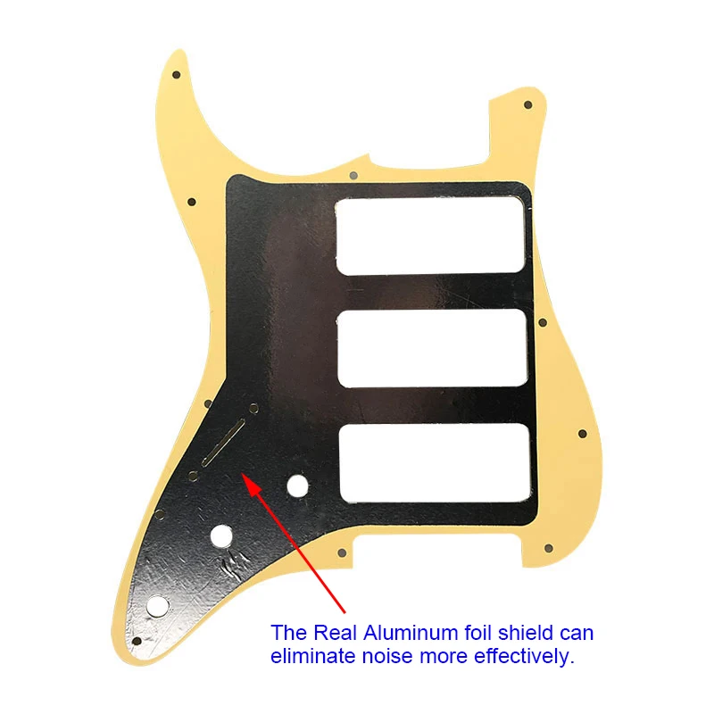 back st hhh piackguard P90 humbucker