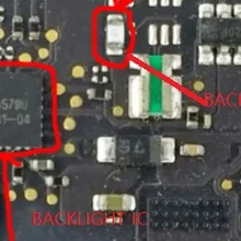 2 пара/лот для светодио дный подсветка IC чип и Подсветка предохранитель для Macbook retina pro 1" A1502 820-3536-A Плата логики исправить элементы