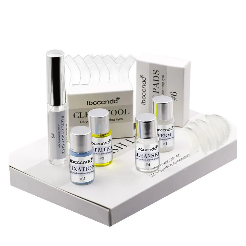 

Mini Eyelash Perming Kit Lashes Lifting Extension Perm Set With Glue Curling Nutritious Growth Treatments Eyelashes Makeup Set