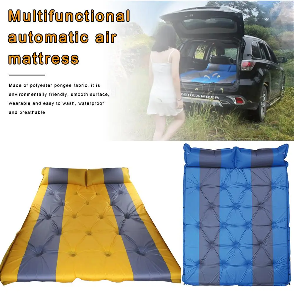 SUV Car Camping Air Mattress Auto Blow Up Bed Inflatable Mattress Raised Airbed Car Bed Air Colchon Inflable Mattre