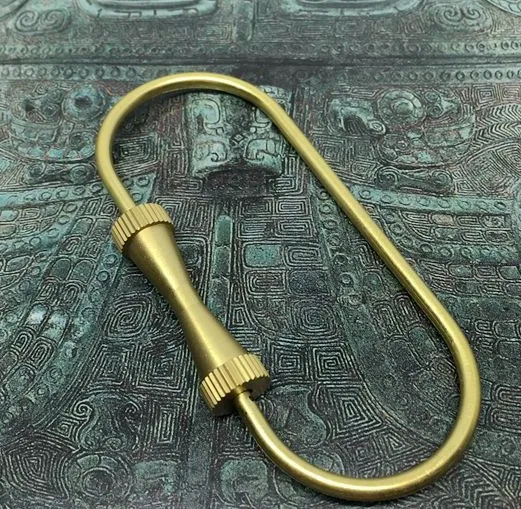 

EDC Outdoor Brass Key Ring Key Chain Loop
