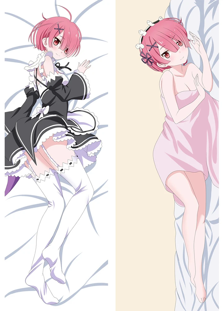 

Japanese Anime Re - Zero kara Hajimeru Isekai Seikatsu Hugging Body Pillow Cover Case Custom Pillowcases Dakimakura