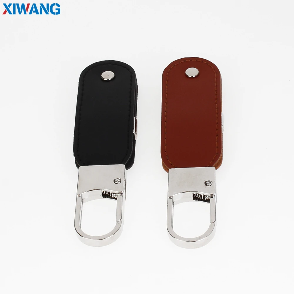 

New pen drive 16gb pendrive 32gb metal Leather USB flash drive 64gb 128gb 8gb memoria usb 360 degree rotation flash memory stick