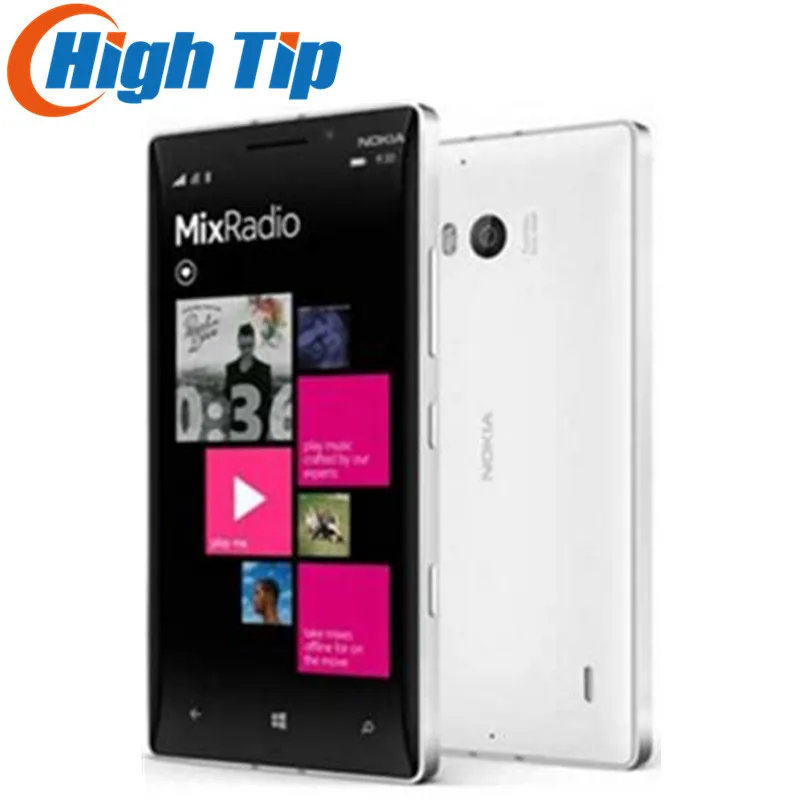 Unlocked Original Nokia Lumia 930 cell Windows mobile phone Quad-core 20MP Camera 5 inch LTE 32GB ROM 2GB RAM Refurbished