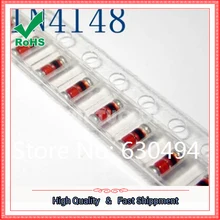 Venda quente um lote 200 peças orignal smd 1n4148 ll4148 4148 diodo de comutação ll34 novo in4148