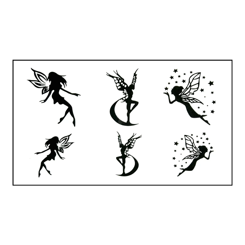 

Waterproof Temporary Tattoo Sticker on body art fairy finger Water Transfer flash tattoo fake tattoo for girl men