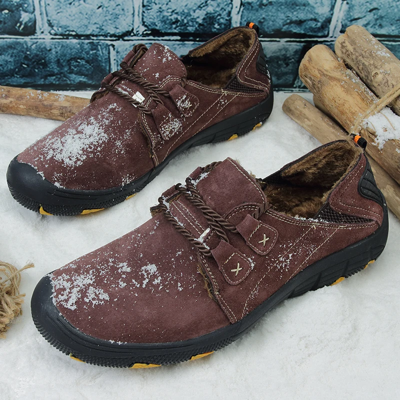 Casual Homme Adultos Más Chaussures Calzado caqui Masculino Warm Keep Zapatos Lujo Hombre Gris 14 De Hombres Felpa Invierno Zapatillas Krasovki Tamaño rojo 6Wq4z6BUp