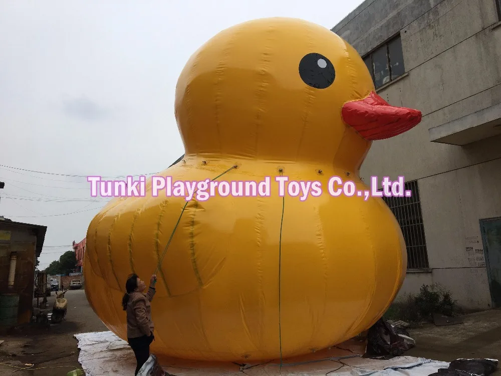 

6 meters Advertising Inflatable giant yellow duck Custom Inflatable Model