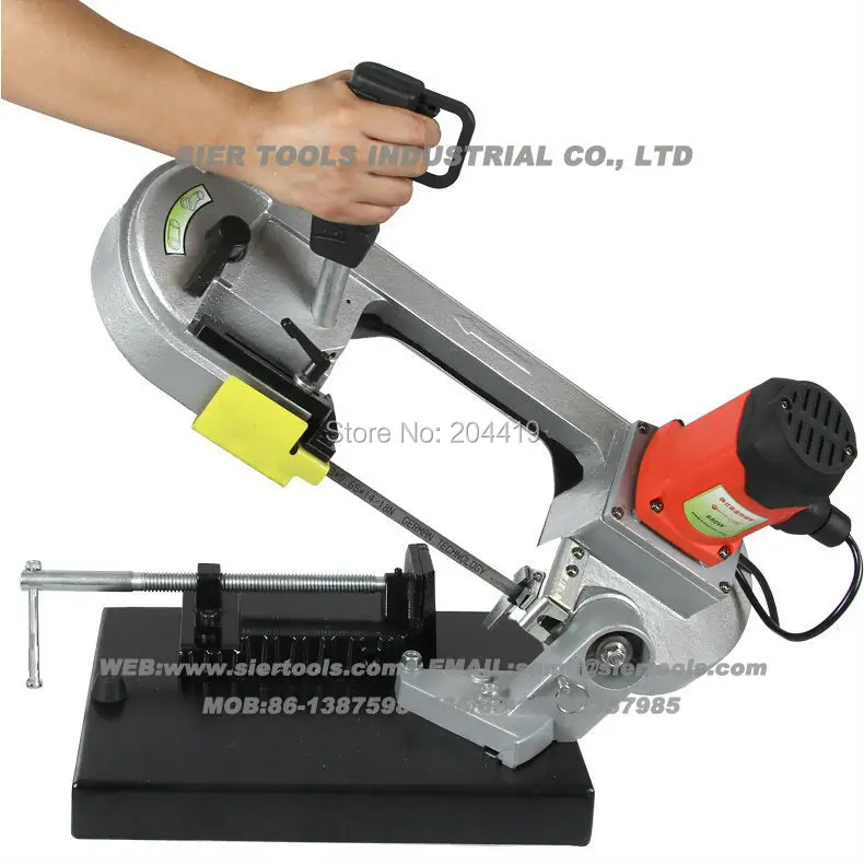 New Arriaval!/680W Horizontal Band Saw Machine/BS-6812 with Working Table/Metal Cutting Band Saw Machine/cutting machine/cutter