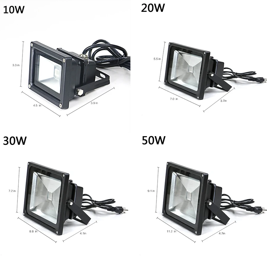 Conduziu a Luz de Inundação ao ar Ip65 à Prova Luz do Estágio para dj 50 uv Livre Dwaterproof Água Ultra Violeta Preto Discoteca Party Bar Ac85-265v 10 w 20 30 5 conduziu a luz de inundação ao ar