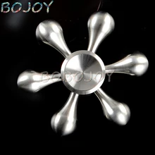 Фиджет-Спиннер стабильный игрушки ручной фиджет-Спиннер Алюминий EDC Мини Ручной Спиннер металлические пальцевой прядильный механизм 3 края для страдающих аутизмом