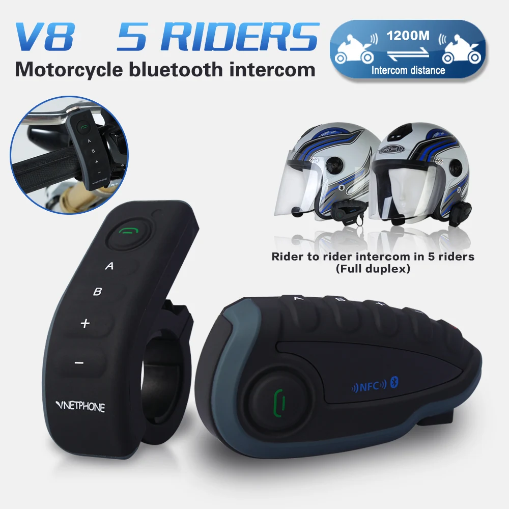 Motorcycle Helmet Wireless Headset BT Interphone