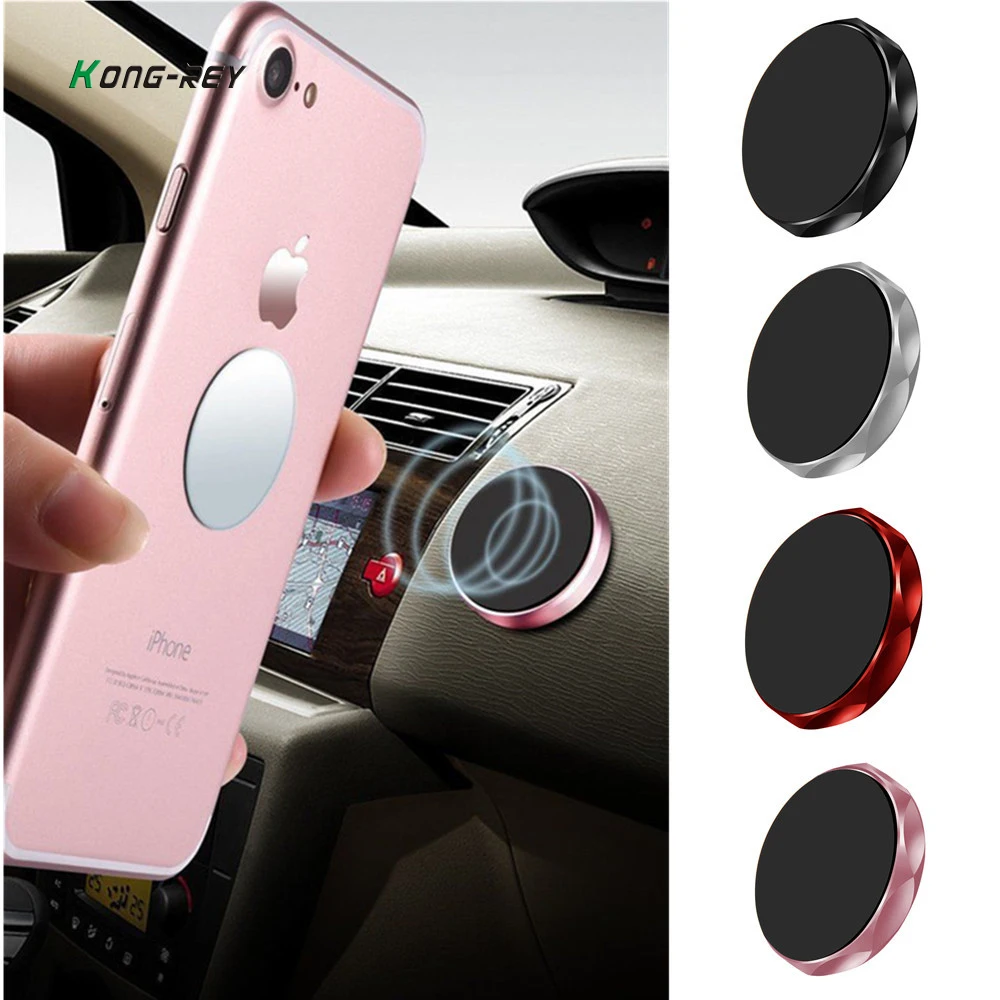 

KONGREY Car bedroom Universal Smartphone GPS Car Bracket Magnetic Holder Dashboard Mount Phone Holder Metal Car Styling Tools