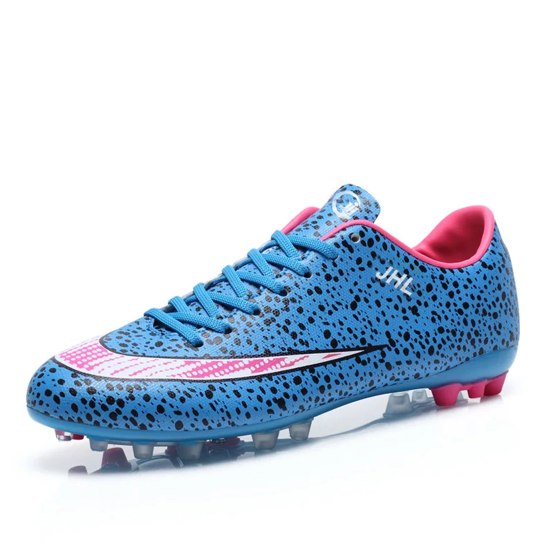 2016 Men Football Shoes Soccer Boots Leather Athletic Spikes New Soccer