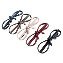 5 шт. Красивые кожаные заколки для волос Элегантная Модная шпилька для волос заколки-заколки для волос украшение для девушек дамские для укладки женских волос